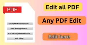 How to edit any PDF?