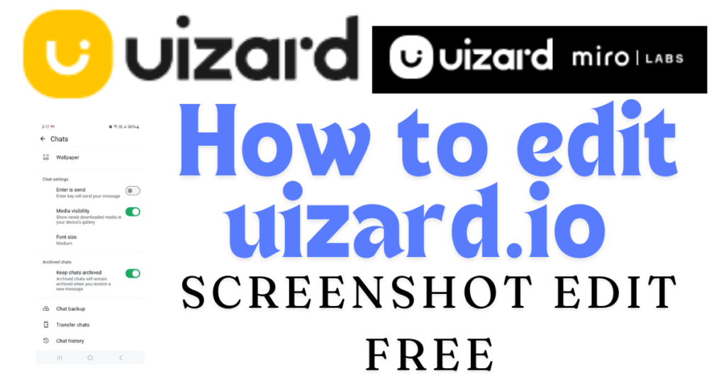 Uizard.io Screenshot Editor 2024: Streamlining Design with Visual Prototyping