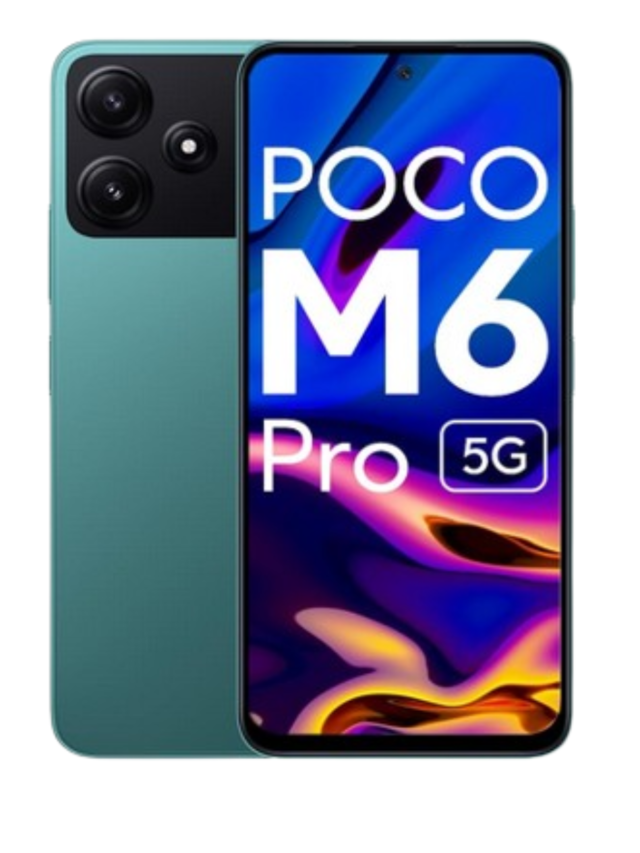 POCO M6 Pro 5G (128 GB) (6 GB RAM) (Power Black) Under ₹9,999