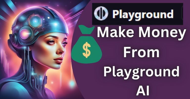 How to make money from playground ai