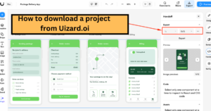 How to download a project from Uizard.oi