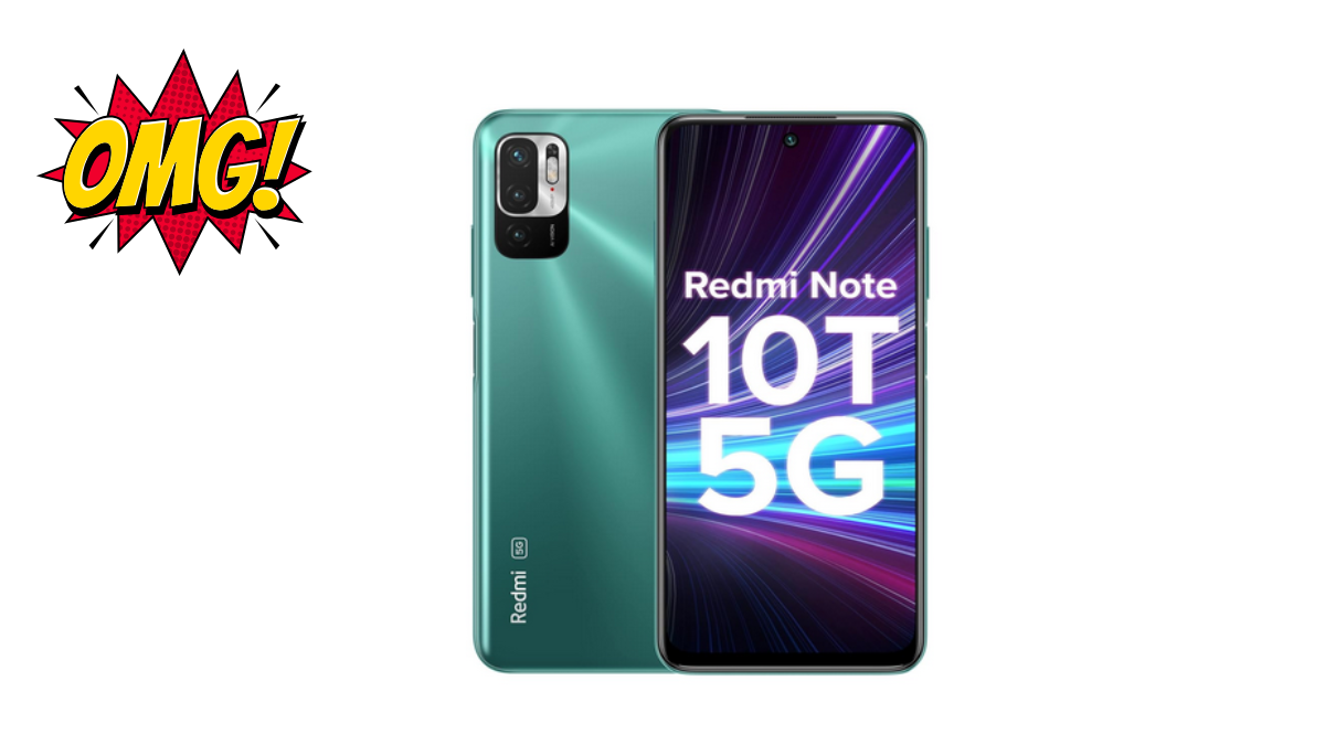 Buy Redmi Note 10T 5G at just ₹ 630 monthly EMI, with powerful battery and great camera