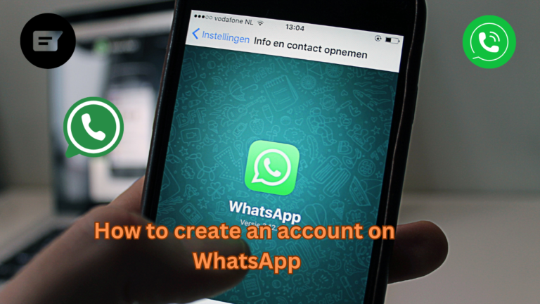 How to create an account on WhatsApp