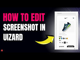 What is Uizard ,How to edit screenshot in uizard online